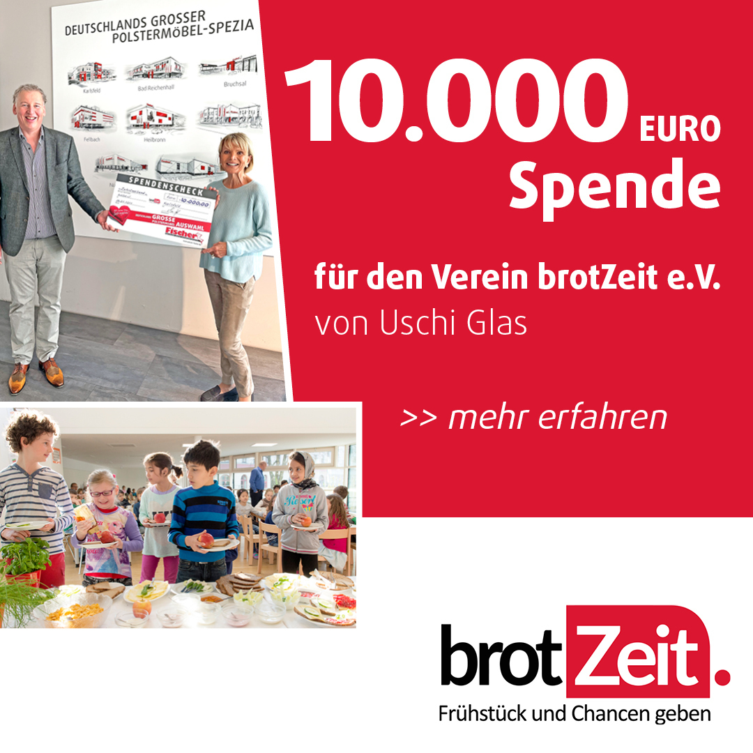 Großspendengabe für den Verein brotZeit e.V.